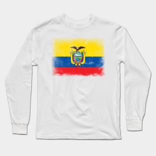 Ecuador Flag Long Sleeve T-Shirt